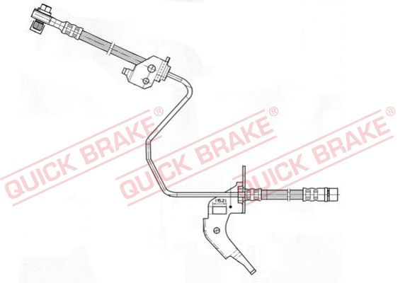 QUICK BRAKE Bremžu šļūtene 59.959X